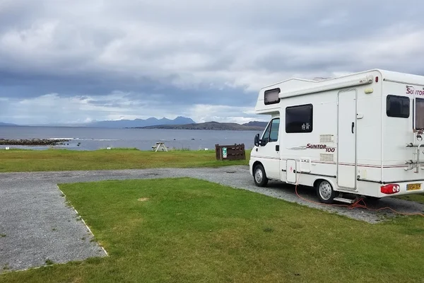 Gruinard Bay Caravan Park in Wester Ross